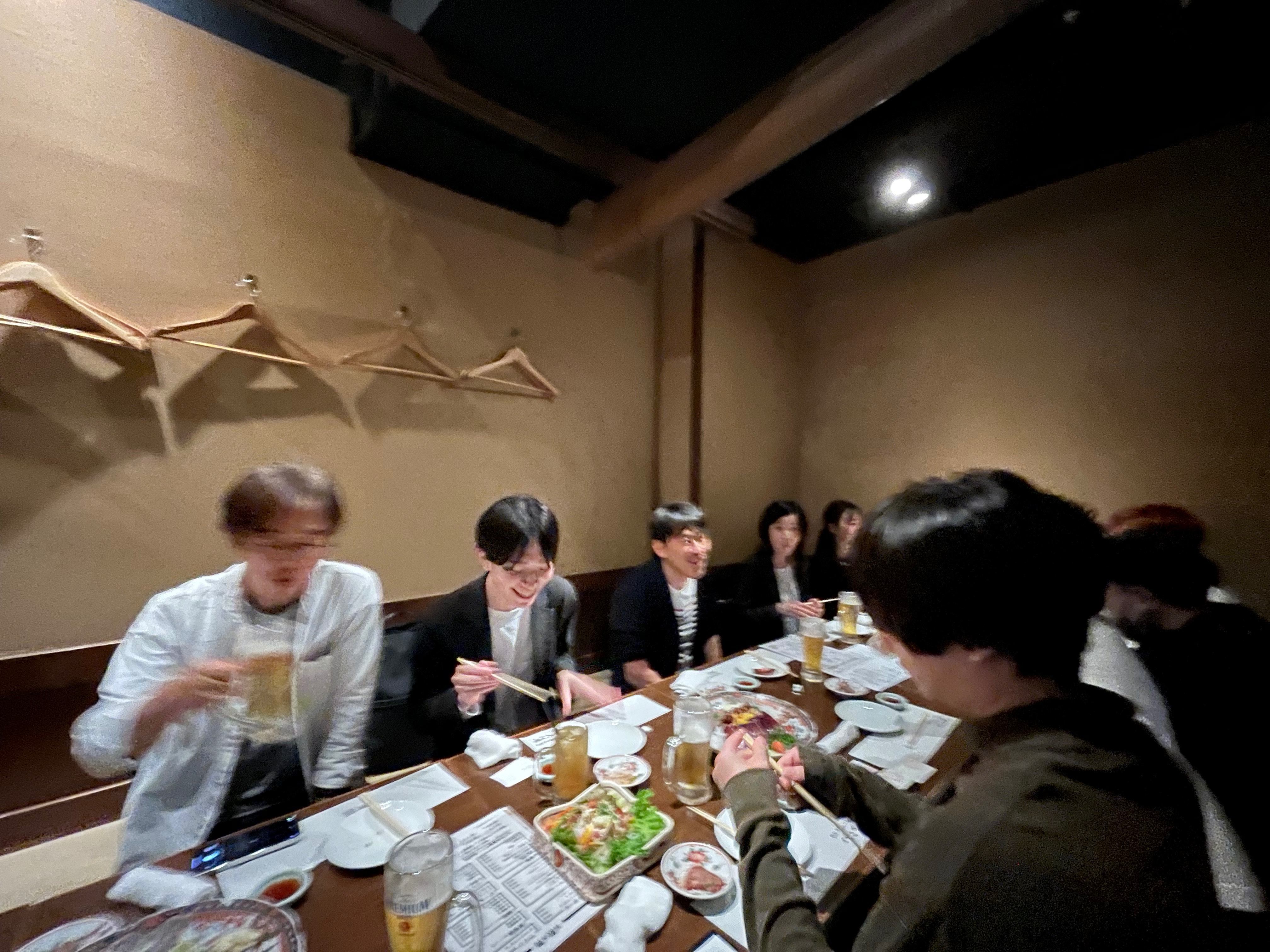 夜の懇親会